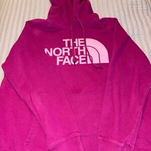 The North Face Fuchsia Hoodie size Women’s large